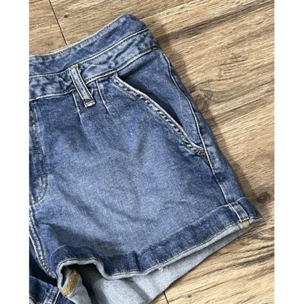 Lee‎ Double Button Denim Shorts Y2K Style Carefree Playful Summer Americana Sz 8 - Picture 9 of 13